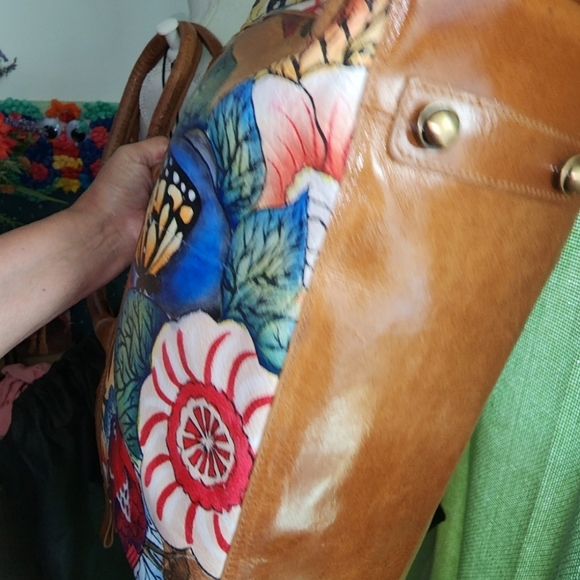 VINTAGE SHARIF 💥HOST PICK💥 (ORIGINAL BY SHARIF) XL WOMEN'S TRAVEL SATCHEL BAG - Picture 14 of 15